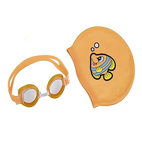 Bộ kính bơi, mũ bơi, bịt tai kẹp mũi cho trẻ em