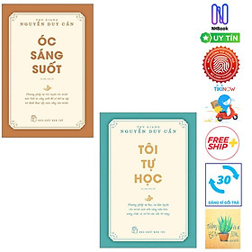 Combo Tôi Tự Học và Óc Sáng Suốt ( Tặng Kèm Sổ Tay ) - NHBook