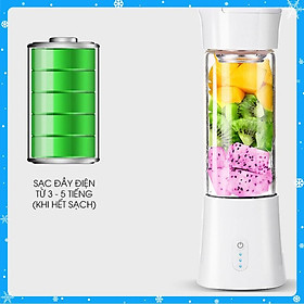 Mua Máy xay sinh tố sạc điện cầm tay mini 4 lưỡi dao ZDK-T8 - Màu ngẫu nhiên - Hàng Chất Lượng