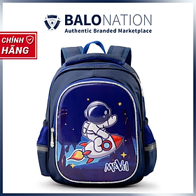 Balo Mẫu Giáo Thiết Kế Dễ Thương, Đệm Lưng Êm Ái Mr Vui 941 - Hàng Chính Hãng