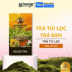 ROBINSON FARM - Trà Túi Lọc - Trà Đen Hồng Trà - Hộp 40g (20 gói x 2g)