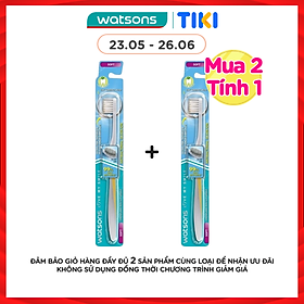 Bàn Chải Đánh Răng Watsons Antibacterial Silver Ion Toothbrush (Soft) 1s