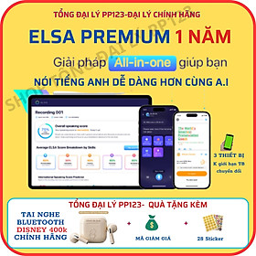 Trọn bộ elsa premium bao gồm elsa pro, elsa ai và speech analyzer - 1 năm