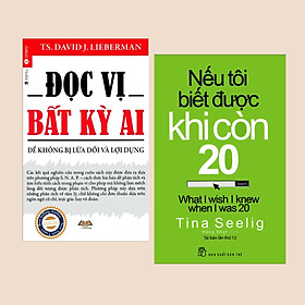 Combo Sách Kỹ Nắng Sống: Nếu Tôi Biết Được Khi Còn 20 (Tái Bản) + Đọc Vị Bất Kỳ Ai (Tái Bản) - (Sách Tuổi Trẻ / Thấu Hiểu Tâm Lý)