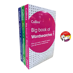 Sách - Big Book of Wordsearches (Set 3 Books) | Trò chơi ô chữ / Ngoại văn Nhập khẩu / Sách giải trí