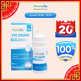 Thuốc nhỏ mắt Pharmacity Eye Drops xuất xứ Anh Quốc (10ml)