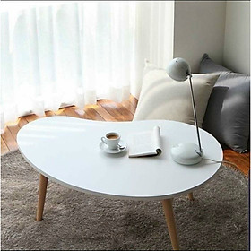 Mua Bàn trà hạt đậu  dùng làm bàn sofa phòng khách  chân gỗ tự nhiên cao tựa 30 hoặc 40cm phù hợp với mọi nhu cầu