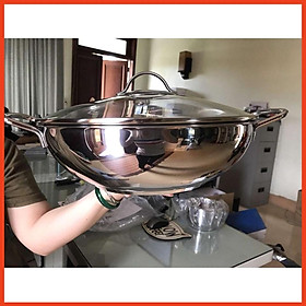 Mua Chảo inox sâu lòng inox 430 3 đáy 32CM