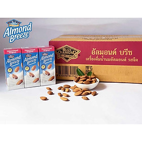 Thùng Sữa hạt hạnh nhân ALMOND BREEZE KHÔNG ĐUỜNG 180ml