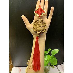Dây treo xe ôtô, xe hơi phật Bà Quan Âm bằng trầm hương