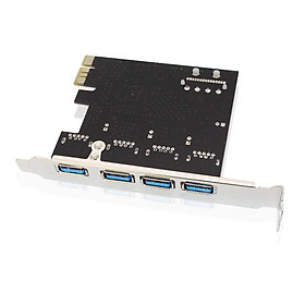 PCI Express USB3.0 4-Port Expansion Card VIA&NEC Chipset PC Adapter Card PC Converter