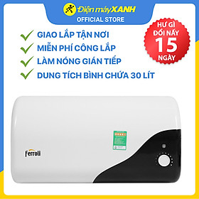 Mua Máy nước nóng gián tiếp Ferroli 30 lít 2500W MIDO-DE - Hàng chính hãng