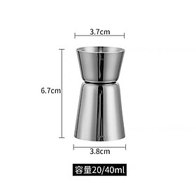 Mua Ly đong pha chế inox định lượng 2 đầu - Jigger inox 2 Đầu CamCamHome