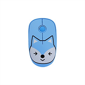 Chuột Không Dây Nhựa ABS Không Gây Tiếng Ồn Họa Tiết Hoạt Hình Kèm Tấm Lót Chuột FD E680 (2.4G)