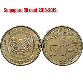 Mua Đồng xu Singapore 50 cent 2013-2019