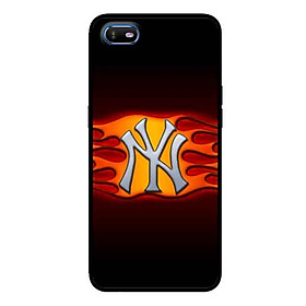 Ốp Lưng in cho Oppo A1K Mẫu NY nền vàng - Hàng Chính Hãng