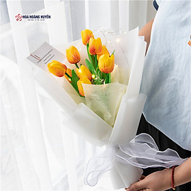 Mua Bó hoa tulip nhân tạo gói sẵn