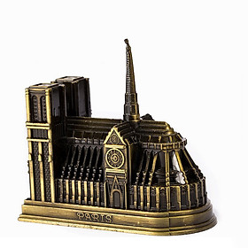Mô hình nhà thờ Đức Bà ở Paris (Màu Vàng Rêu)
