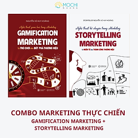 Sách - Combo 2 cuốn Marketing thực chiến: Gamification Marketing, Storytelling Marketing