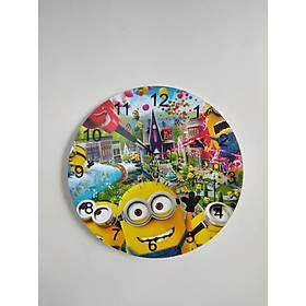 Mua Đồng hồ treo tường hoạt hình Minions cho trẻ em