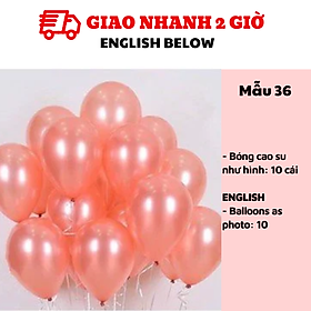 Set bóng cao su kim tuyến nhiều mẫu - Confetti balloon bbcs11