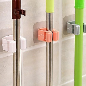 Mua Móc Dán Tường Kẹp Giữ Cây Lau Nhà Chổi Móc Treo Chổi Chịu Lực Đa Năng