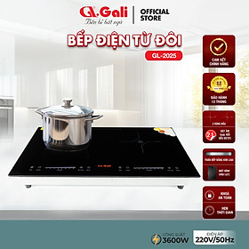 Mua Bếp điện từ  điện quang  hồng ngoại đặt âm Gali GL-2025  2in1  3600w hàng chính hãng nhập khẩu Gali bảo hành 24 tháng