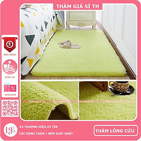 Thảm Lông Cừu Màu Xanh Cỏ | Thảm Trang Trí Phòng Khách - Phòng Ngủ - Thảm Trải Sofa - Thảm Dành Cho Bé