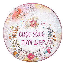 Gối tròn cuộc sống tươi đẹp - GOGI008