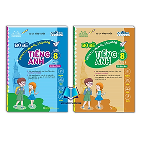 Hình ảnh Sách - Combo 2c - GLOBAL SUCCESS - Bộ đề kiểm tra định kỳ 4 kỹ năng tiếng anh lớp 8 (có đáp án)