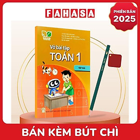 Sách Giáo Khoa Vở Bài Tập Toán 1 - Tập 2 (Kết Nối) (Phiên Bản 2025) - Kèm Bút Chì