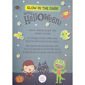 Glow In The Dark Puffy Stickers Happy Halloween!