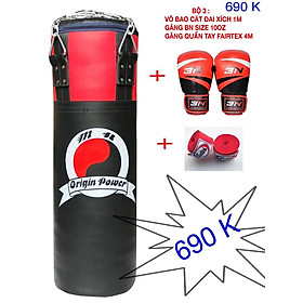 Võ bao cát xích cao cấp Tặng găng BN và Băng Quấn tập võ 4m