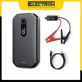 BỘ KÍCH ẮC QUY KIÊM SẠC DỰ PHÒNG CRJS03-01 12000mAh THƯƠNG HIỆU CAO CẤP BASEUS DÙNG CHO XE Ô TÔ - HÀNG NHẬP KHẨU