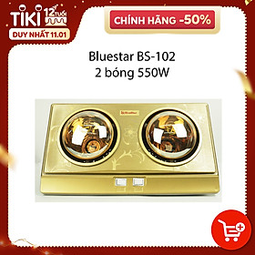 Đèn Sưởi Nhà Tắm Bluestar BS-102 2 Bóng - Hàng chính hãng