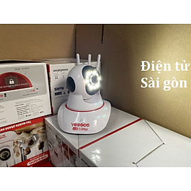 Mua Camera Wifi Trong Nhà Yoosee 3.0 Full HD  3 Râu  Xoay 360 độ   Đàm Thoại 2 Chiều  Cảm Biến Báo Động – Hàng nhập khẩu