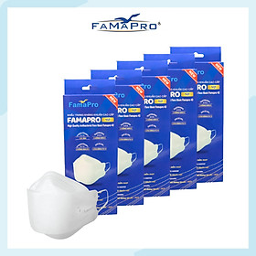[HỘP - FAMAPRO 4D] - Khẩu trang y tế kháng khuẩn cao cấp Famapro 4D tiêu chuẩn KF94 (10 cái/ hộp)