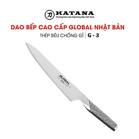 Hình ảnh Dao bếp Nhật cao cấp Global G3 Carving Knife - Dao thái lát (210mm)- Dao bếp Nhật chính hãng