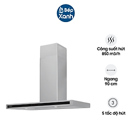 Mua Máy Hút Mùi Áp Tường Malloca THETA K1520 - Công Suất Hút 850m3/h - Ngang 90cm - Hàng Chính Hãng