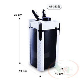 Lọc thùng Atman AT 3336S, 3338S, 3339S canister filter lọc ngoài bể cá tép thủy sinh