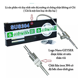 Vòi máy lọc nước Inox 304, Không Chì an toàn cho sức khoẻ - Hàng Chính Hãng - VÒI INOX 304 KO CHÌ