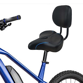 Bike Seat with Backrest Back Support Portable Tricycle Saddle  Saddle