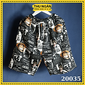 Quần Short Unisex Họa Tiết Trơn Cho Nam Nữ Chất Đẹp 20035