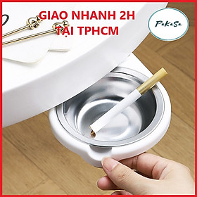 Hộp Gạt Tàn Bằng Thép Kiểu Xoay Dưới Bàn Có Khay Lấy Ra Vệ Sinh Dễ Dàng Siêu Tiện Lợi- Hàng Chính Hãng - Màu 01