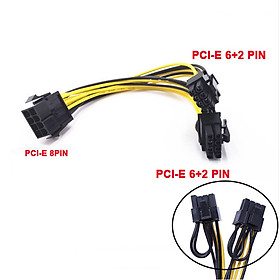 Mua Dây chia nguồn PCIE  8 pin ra 2 đầu (6+2)  OEM Hàng nhập khẩu