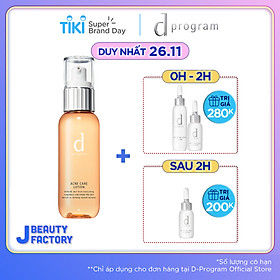 Nước cân bằng cho da mụn d program Acne Care Lotion 125ml