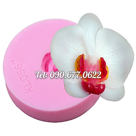 Khuôn rau câu silicone hoa lan hồ điệp loại 8 cm - Mã số 1688