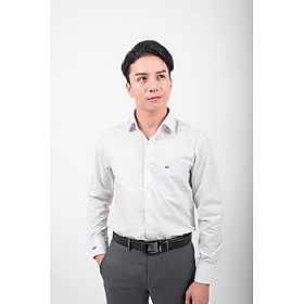 Áo sơ mi nam Oscar tay dài màu trắng - OCMSKLF 049 - 39