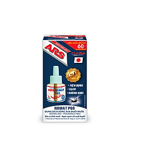 Chai dung dịch xông xua đuổi muỗi điện ARS Nomat P60 (refill/ dùng để lắp vào máy xông đuổi muỗi điện ARS Nomat P60) - Thương hiệu số 1 Nhật Bản