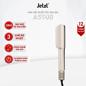 Máy sấy duỗi tóc đa năng 3in1 Jetzt AS900, 6 chế độ nhiệt chăm sóc tóc óng mượt - Hàng chính hãng